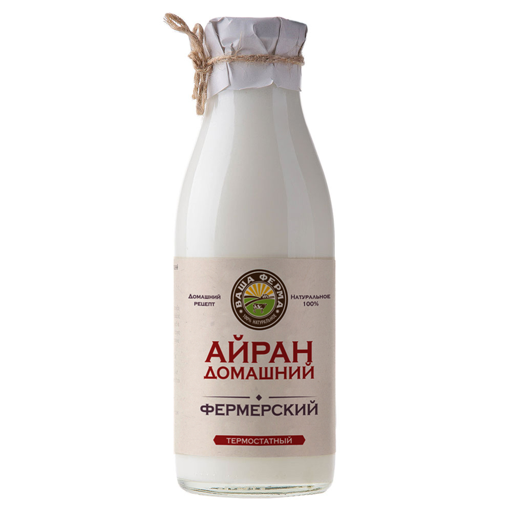 Айран домашний  «Ваша Ферма» 1,7-2,5% 500 г.