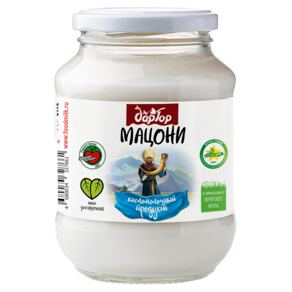 Мацони «Дар Гор» 2,5% 500 мл. – молочная продукция Food Milk